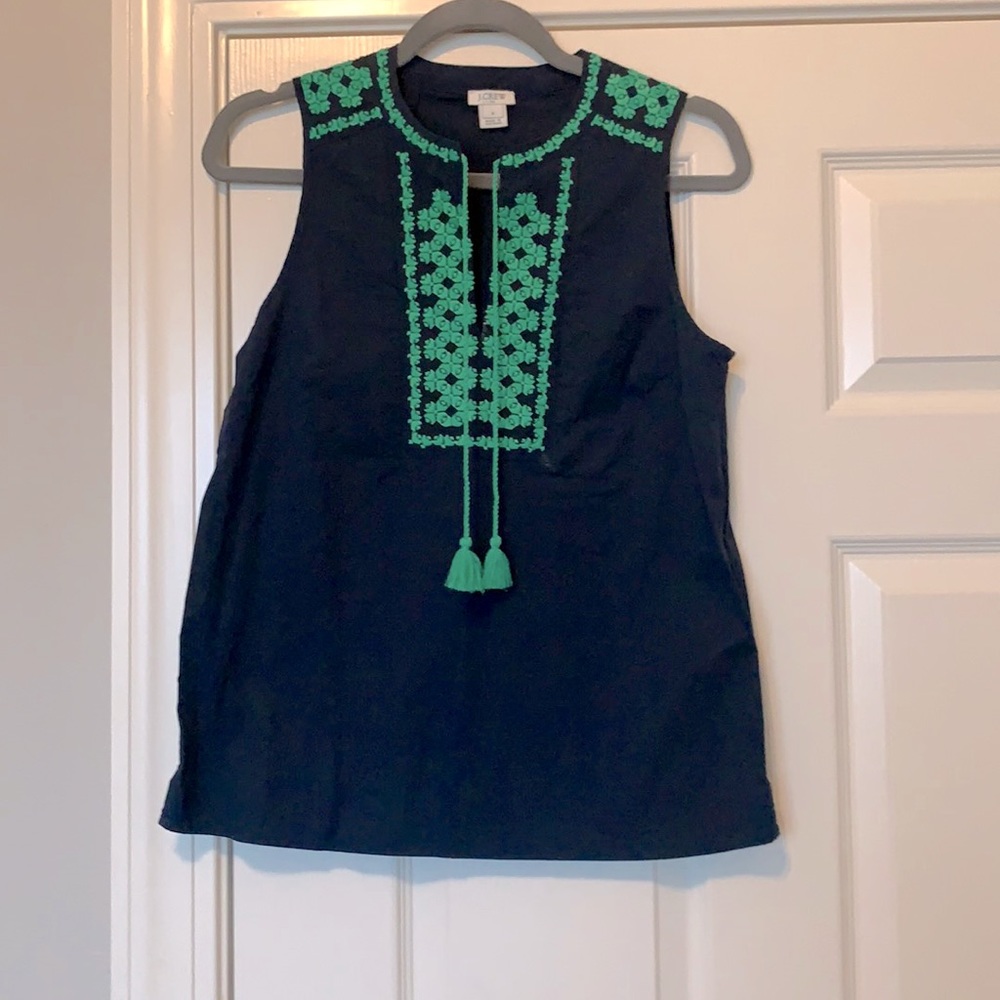 J Crew Navy Tank